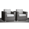Comfort-Ready Fully Assembled Patio Chair with Plush Cushions – Ideal for Outdoor Relaxation