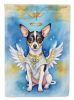 Rat Terrier My Angel Garden Flag Mailbox Flag Decorative Yard Flag Banner Outside Patio Artwork Yard Flower Beds, Garden Size, Multicolor