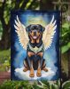 Rottweiler My Angel Garden Flag Mailbox Flag Decorative Yard Flag Banner Outside Patio Artwork Yard Flower Beds, Garden Size, Multicolor