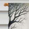 Evil Queen Spooky Halloween House Flag Large Porch Sleeve Pole Decorative Outside Yard Banner Artwork Wall Hanging, Polyester, House Size, Multicolor