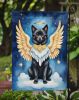 Schipperke My Angel Garden Flag Mailbox Flag Decorative Yard Flag Banner Outside Patio Artwork Yard Flower Beds, Garden Size, Multicolor