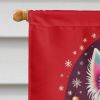 Westie Holiday Christmas House Flag Large Porch Sleeve Pole Decorative Outside Yard Banner Artwork Wall Hanging, Polyester, House Size, Multicolor
