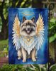 Keeshond My Angel Garden Flag Mailbox Flag Decorative Yard Flag Banner Outside Patio Artwork Yard Flower Beds, Garden Size, Multicolor