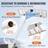 VEVOR Snow Roof Rake, 25" Blade Snow Removal Tool, 21ft Reach Aluminium Roof Shovel, Roll Wheels for Roof Protection, Anti-Slip Handle Grip