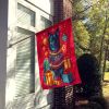 Schipperke Holiday Christmas House Flag Large Porch Sleeve Pole Decorative Outside Yard Banner Artwork Wall Hanging, Polyester, House Size, Multicolor
