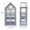 Mini Greenhouse Kit - Outdoor Small Green House, Wood, Plant Stand for Indoor Garden & Patio Balcony Apartments Porch Terrace Outsid Accessories
