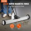 VEVOR 55Lbs Rolling Magnetic Sweeper with Wheels,Push-Type Magnetic Pick Up Sweeper, 24-inch Large Magnet Pickup Lawn Sweeper with Telescoping Handle