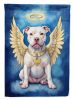 Pit Bull Terrier My Angel Garden Flag Mailbox Flag Decorative Yard Flag Banner Outside Patio Artwork Yard Flower Beds, Garden Size, Multicolor